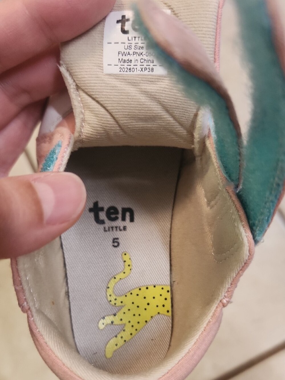 Ten Little Pink First Walkers Size 5 - Picture 5 of 5